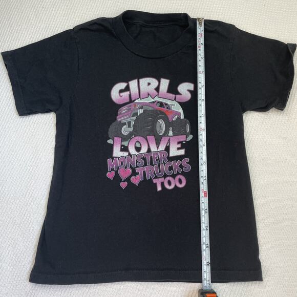 Girls Love Monster Trucks Too Tee - Picture 3 of 3